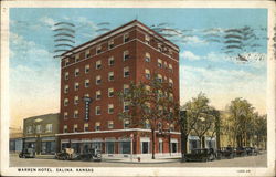 Warren Hotel Salina, KS Postcard Postcard Postcard