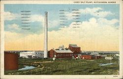 Carey Salt Plant Hutchinson, KS Postcard Postcard Postcard