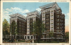 Hotel Blackstone, 36th and Farnam Omaha, NE Postcard Postcard Postcard