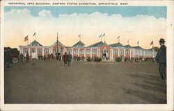 Industrial Arts Building, Eastern States Exposition Postcard