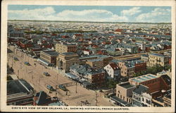 Bird's Eye View of New Orleans Louisiana Postcard Postcard Postcard