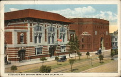 Anthenaeum and Shriners Temple Postcard