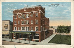 Street View of Hotel Oneida Postcard