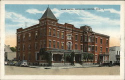 Street View of Park Hotel Postcard