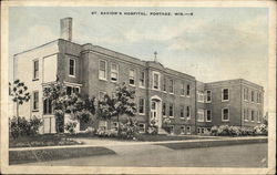 St. Savior's Hospital Portage, WI Postcard Postcard Postcard