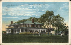 Club House, Oshkosh Country Club Postcard