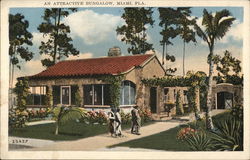 An Attractive Bungalow Miami, FL Postcard Postcard Postcard