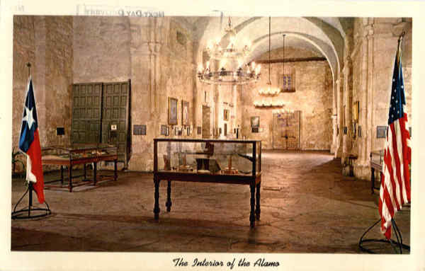 The Interior Of The Alamo San Antonio Tx
