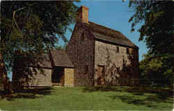 The Old Hoxie House in Sandwich Cape Cod, MA Postcard Postcard