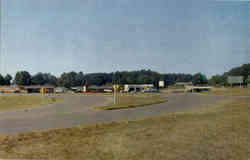 Traffic Circle Entering Henderson Postcard