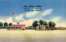 Log Cabin Lodge, West "Y" Route 66 Gallup, NM Postcard Postcard