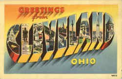 Greetings From Cleveland Postcard