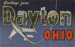 Greetings From Dayton Postcard