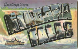 Greetings From Niagara Falls New York Postcard Postcard