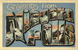 Greetings From Niagara Falls New York Postcard Postcard