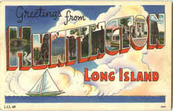 Greetings From Huntington Long Island, NY Postcard Postcard