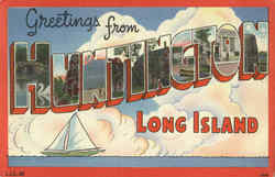 Greetings From Huntington Long Island, NY Postcard Postcard