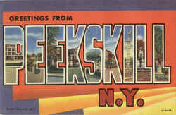 Greetings From Peekskill New York Postcard Postcard