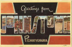 Greetings From Johnstown Postcard