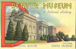 Denver Museum Of Natural History, City Park Colorado Postcard Postcard