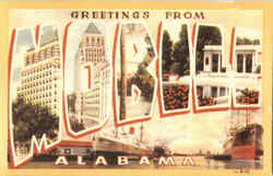 Greetings From Mobile Alabama Postcard Postcard