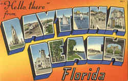 Hello There From Daytona Beach Postcard