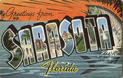 Greetings From Sarasota Postcard