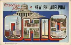 Greetings from New Philadelphia Postcard