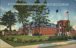 Health-Physical Education Building, Wittenberg College Springfield, OH Postcard Postcard Postcard