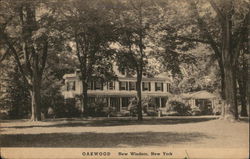 View of Oakwood Postcard