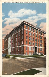 St. Joseph's Hospital and Nurses Home Elmira, NY Postcard Postcard Postcard