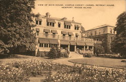 View of Main House, Corpus Christi Carmel Retreat House Postcard