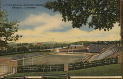 J. Fred Johnson Memorial Stadium Postcard