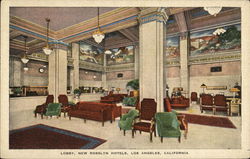 Lobby, New Rosslyn Hotels Los Angeles, CA Postcard Postcard Postcard