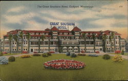 The Great Southern Hotel, Gulfport, Mississippi Postcard Postcard Postcard