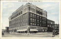 Hotel Northern, Chippewa Falls, Wis. Postcard