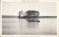 Picnic Island Couderay, WI Postcard Postcard Postcard