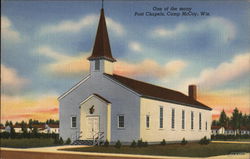 Post Chapels, Camp McCoy Postcard