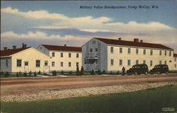 Military Police Headquarters, Camp McCoy Fort McCoy, WI Postcard Postcard Postcard