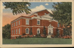 Art Hall at Beloit College Postcard