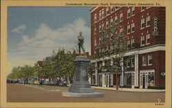 Confederate Monument Postcard