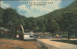 Clark's Grade A Cottages and Cafe Gay, NC Postcard Postcard Postcard