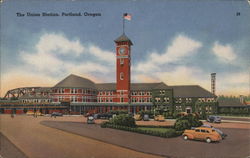 The Union Station, Portland, Oregon Postcard Postcard Postcard