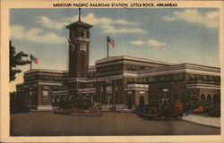 Missouri Pacific Railroad Station Little Rock, AR Postcard Postcard Postcard