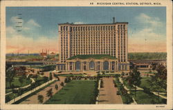 Michigan Central Station Postcard