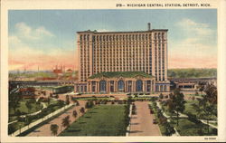 Michigan Central Station Postcard