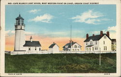 Cape Blanco Light House Sixes, OR Postcard Postcard Postcard