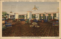 New Rosslyn Hotels - Mezzanine Parlor Los Angeles, CA Postcard Postcard Postcard