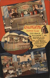 Chungking Supper Club Baltimore, MD Postcard Postcard Postcard