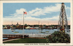 Looking Across Harbor Postcard